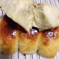 葡萄干拉丝面包的做法图解11