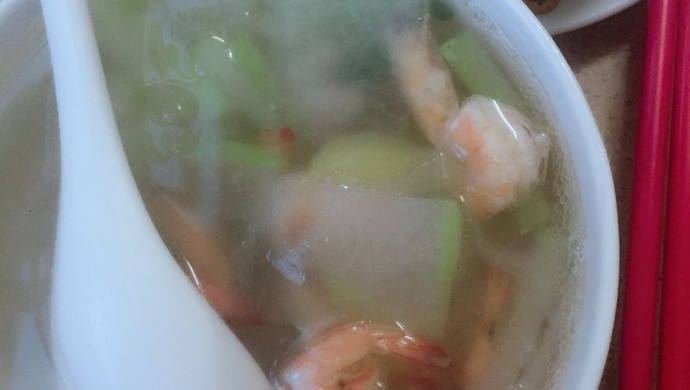 东瓜鲜虾汤