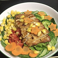 #夏日开胃餐#鸡肉蔬菜沙拉的做法图解12