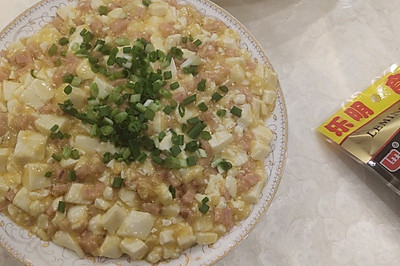 家庭版的蟹黄豆腐