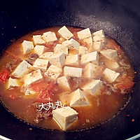 番茄豆腐肉末的做法图解6