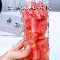 西瓜果冻撞奶的做法图解1
