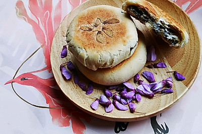 时令花馔之——紫藤花饼