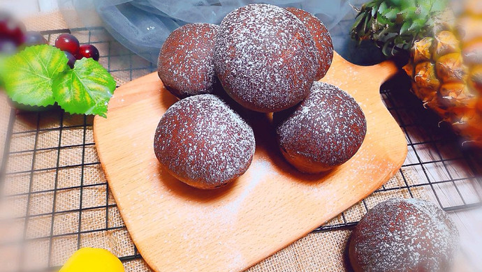 巧克力熔岩面包