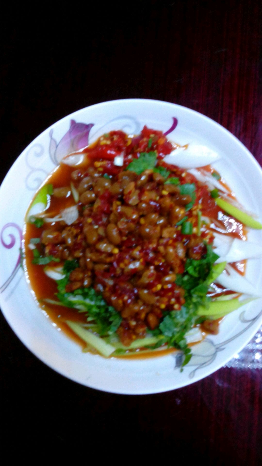 大葱拌豆豉