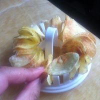 自制不发胖薯片的做法图解7