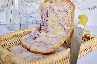 紫薯大理石纹吐司+
