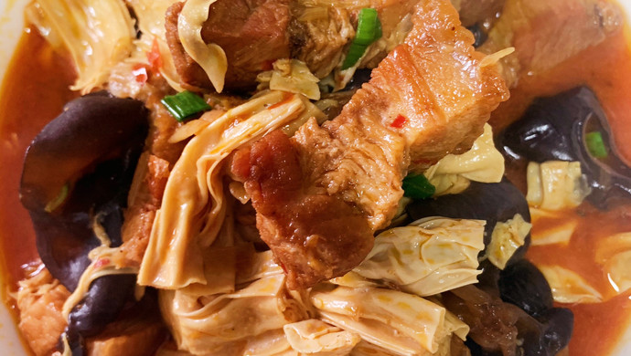 回味无穷|特色腐竹木耳红烧肉
