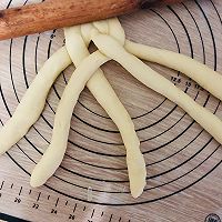 柠香网纹司蜜达(五辫子面包编法)的做法图解12
