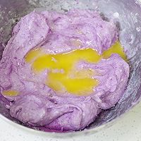 梦幻紫薯芝麻麻薯小面包#硬核菜谱制作人的做法图解4