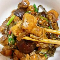 #鸡汁入家宴 感恩正当“食”#干豆角炖鸡，香香！的做法图解4