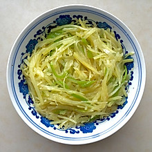极简快手5分钟入门菜尖椒土豆丝