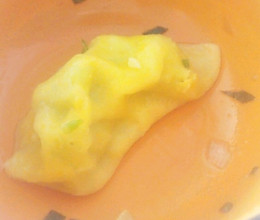 彩色饺子之黄色饺子的做法