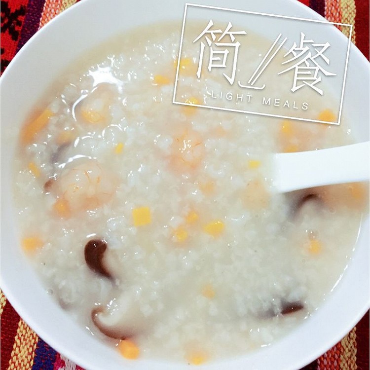 虾仁香菇粥的做法