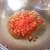 茄汁炒饭的做法图解4