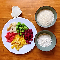 #童年不同样，美食有花样#水果冰粥的做法图解1