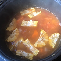 #助力高考营养餐#营养暖胃的番茄玉米胡萝卜排骨汤（电饭锅版）的做法图解8