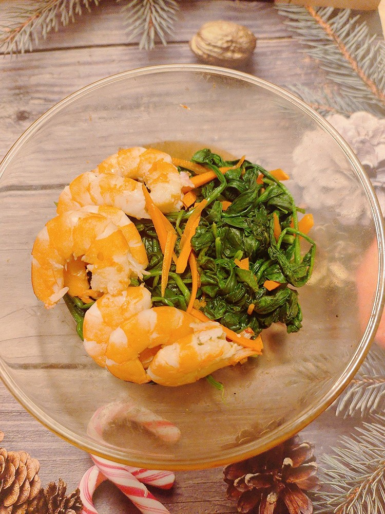 菠菜虾仁——中式减脂的做法