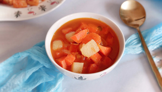 番茄炖土豆胡萝卜