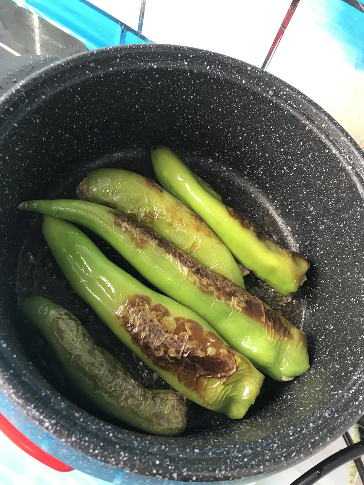 尖椒酿肉的做法