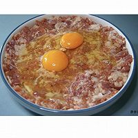 双蛋肉饼｜鲜嫩爽滑，肉质弹牙，入口甘香令人回味无穷的做法图解3