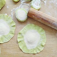 冬至必备好吃又好看的翡翠白菜饺子的做法图解12