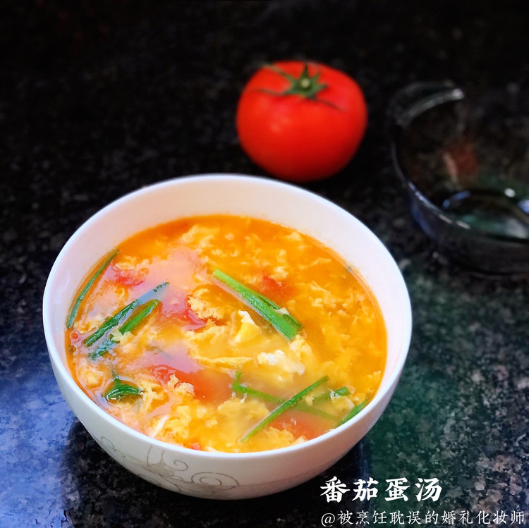番茄蛋花汤｜汤酸开胃鸡蛋嫩滑的秘密都在这里的做法