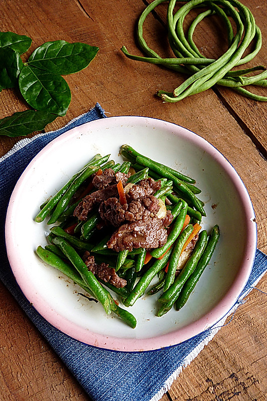 牛肉炒豆角的做法