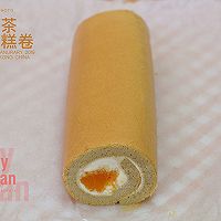 奶茶香橙蛋糕卷(烫面)的做法图解12
