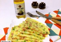 培根香葱鸡蛋饼的做法