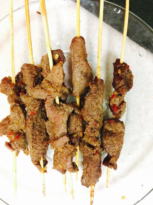 烤箱版牛肉串的做法图解3
