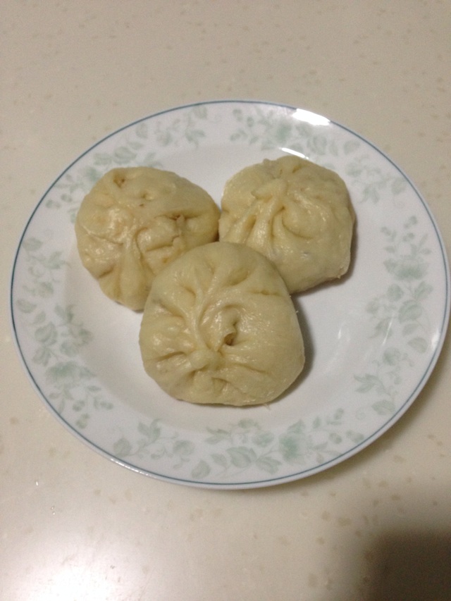 猪肉大葱蒸包的做法图解8