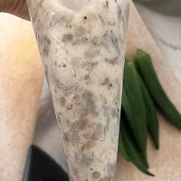 秋葵酿虾的做法图解2
