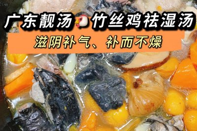 广东靓汤竹丝鸡瘦肉祛湿汤