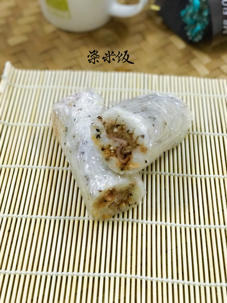 粢米饭团的做法