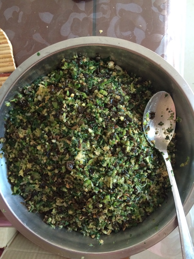 青菜馄饨的做法图解1