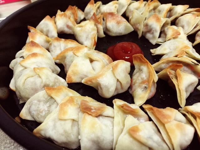 烤饺子烤箱版