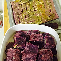 芝麻紫薯糕的做法图解6