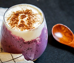 节后清肠解馋必备|幸福紫薯椰味酸奶的做法