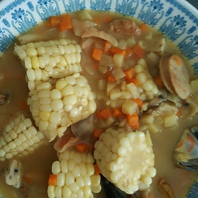 玉米杂菌汤