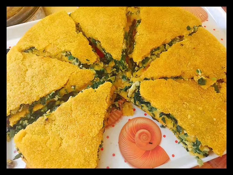 玉米粗粮馅饼的做法