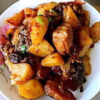 土豆焖排骨的做法图解5