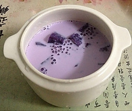 紫薯西米露的做法