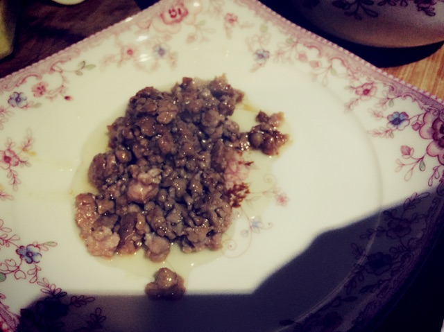 肉沫海鲜菇的做法图解2