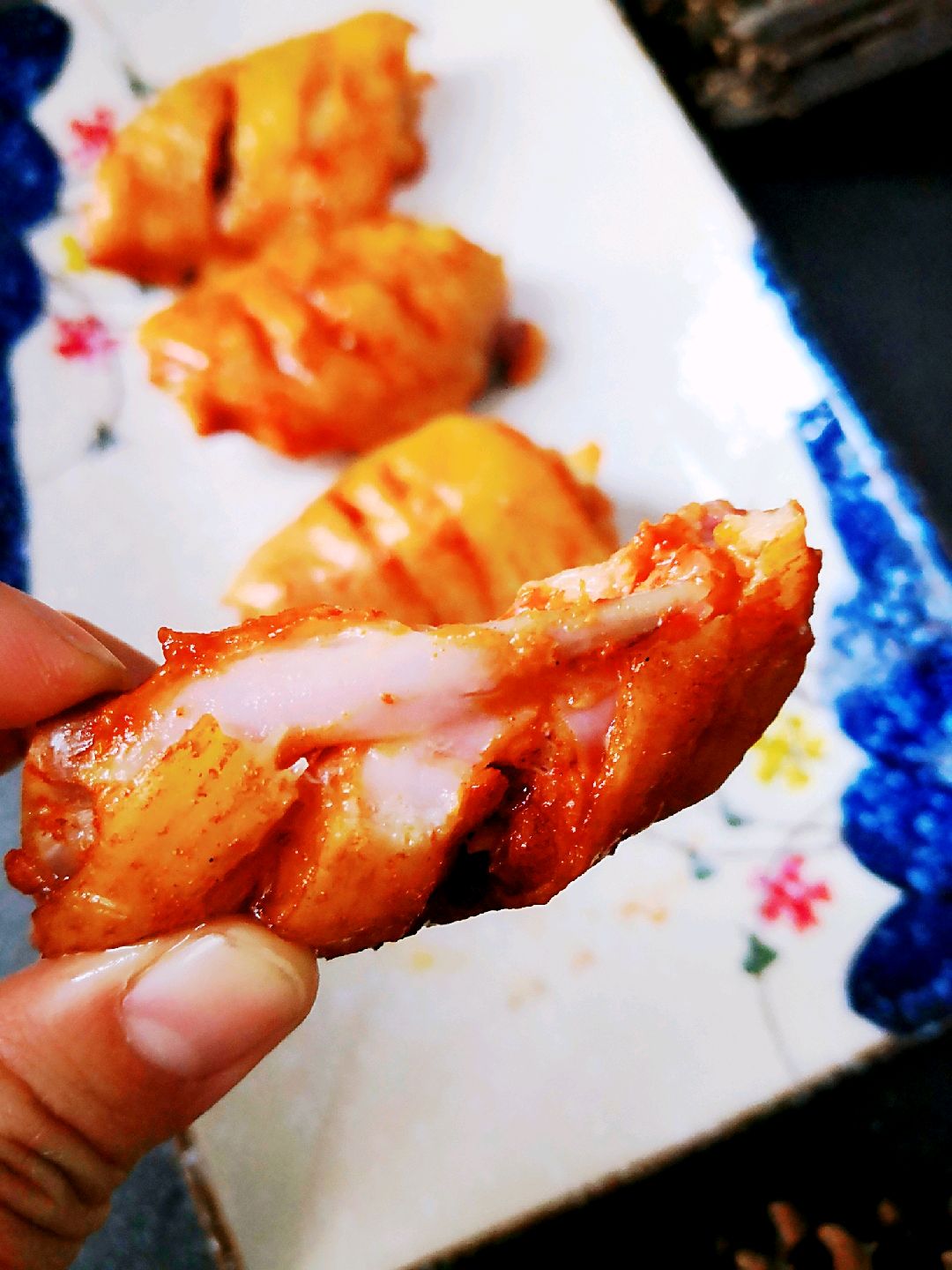 One marinate and one roast two-step New Orleans grilled wings