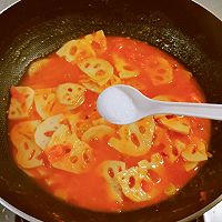 #厨房有维达洁净超省心#茄汁莲藕片的做法图解15