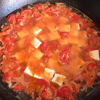 番茄金针菇豆腐的做法图解3