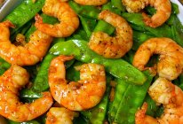 鲜香味美的黑椒荷兰豆炒虾仁，低卡营养～的做法