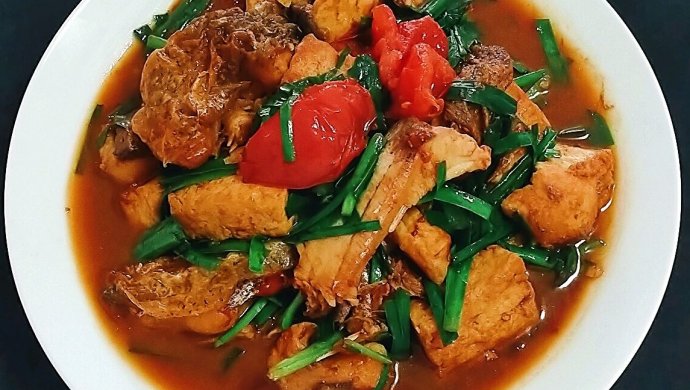 番茄炖鱼块