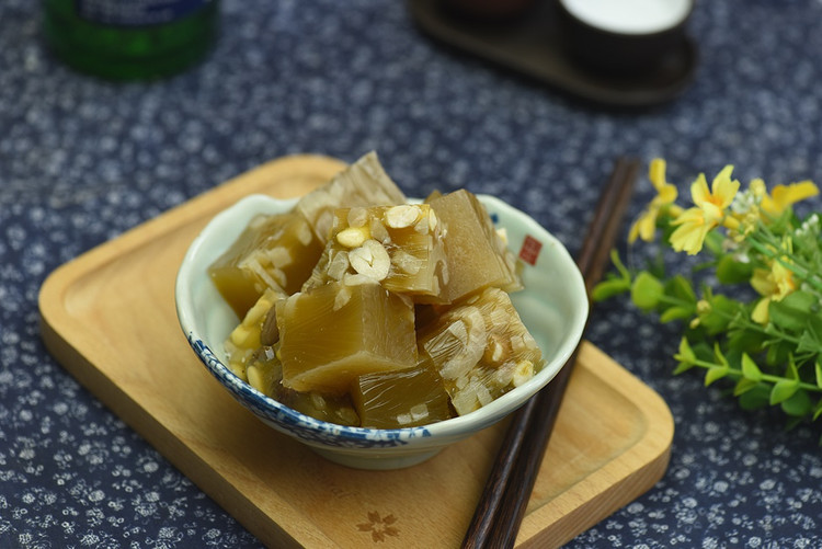 花生黄豆皮冻的做法